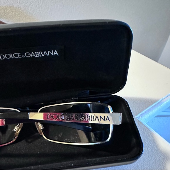Dolce & Gabbana Silver and Black Sunglasses - Picture 2 of 4